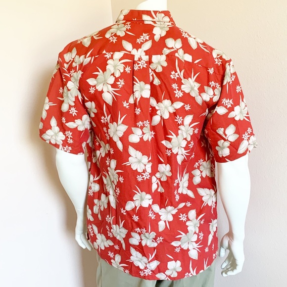 MONTAGE Short Sleeve Hawaiian Shirt Front Buttons - Picture 2 of 4